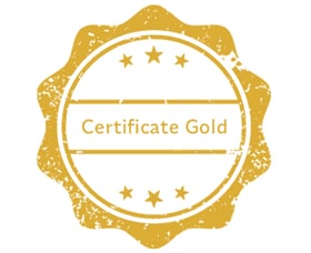 certificate gold